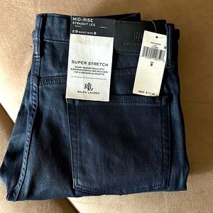 Womens Ralph Lauren size 8 mid rise straight leg
